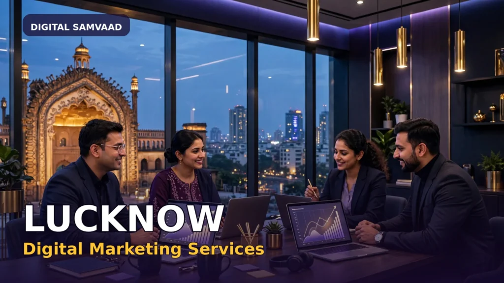 Digital marketing services in Lucknow – Digital Samvaad strategists planning growth