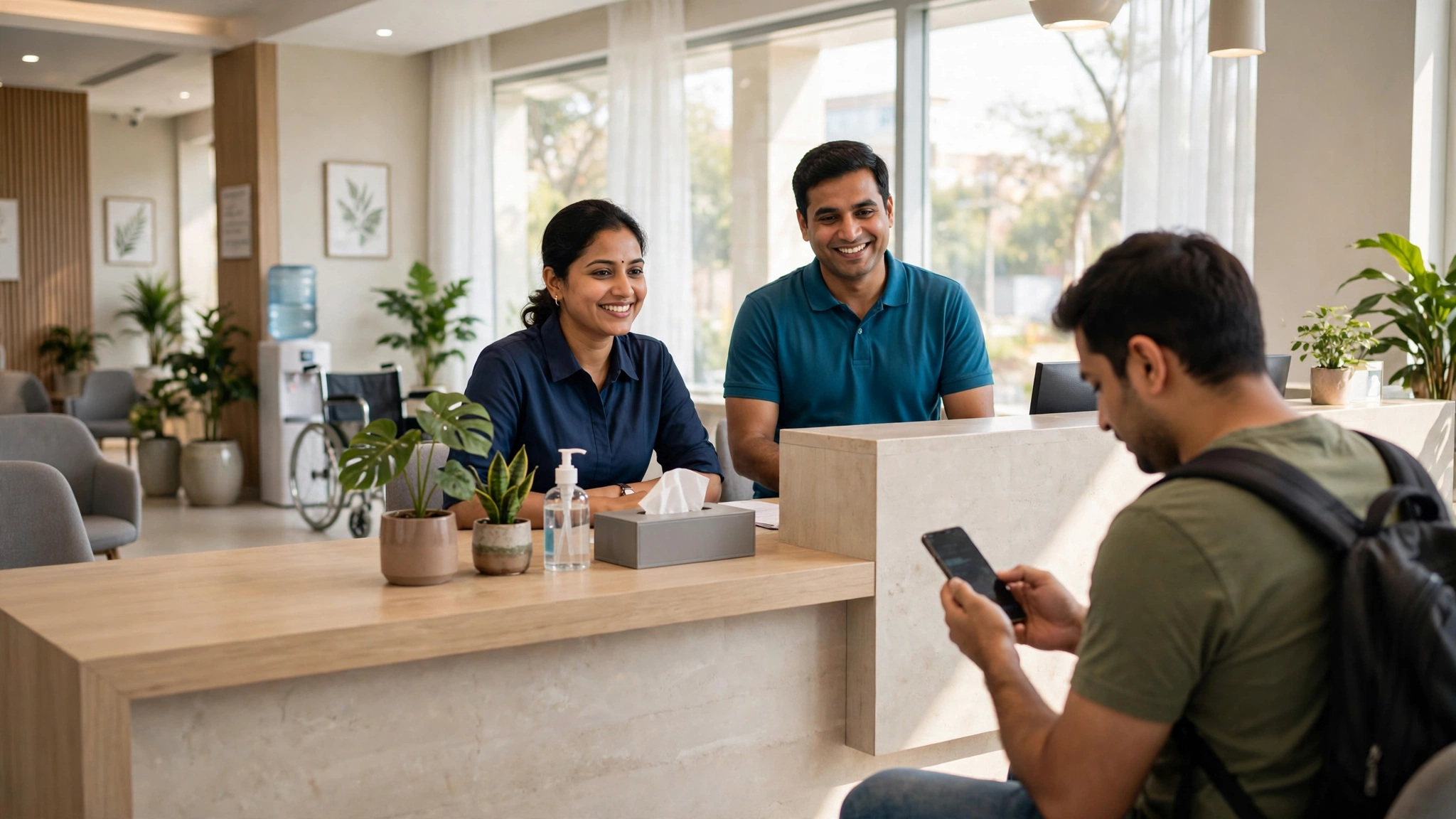 Patient booking a hospital appointment online in Gorakhpur